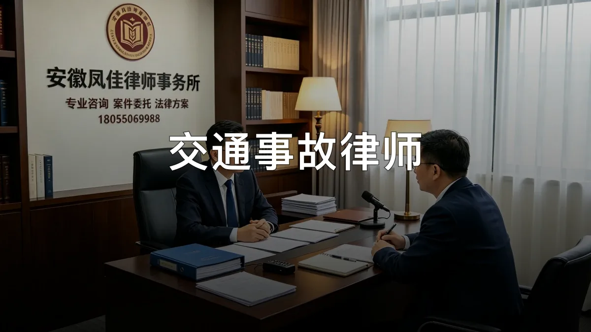 交通事故律师 · 安徽凤佳律师事务所官方服务认证